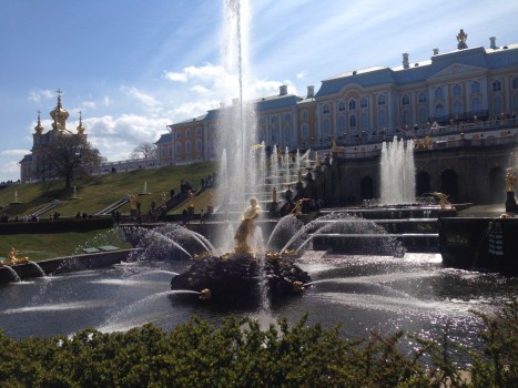 Peterhof - Jardim Inferior - Grande Canteiro